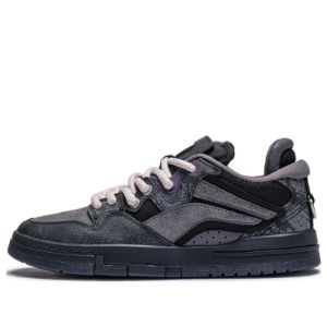 (WMNS) Li-Ning Wave Pro x Pleasures 'Black Grey' AECT066-1 sold by KicksCrew