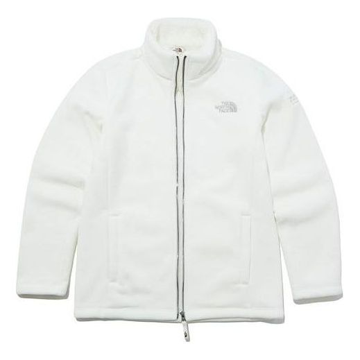 THE NORTH FACE Fleece Jacket 'White' NJ4FL54J sold by KicksCrew