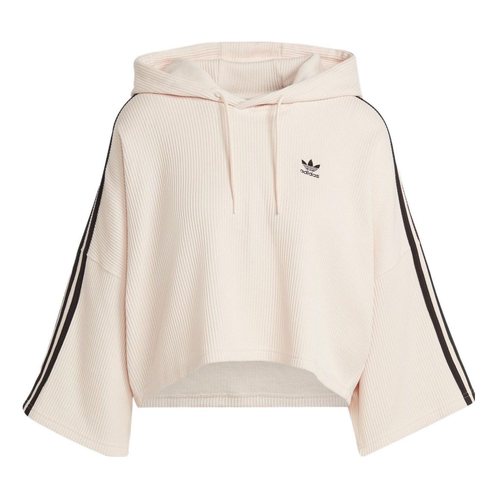 (WMNS) Adidas Crop Hoodies 'Beige' IC5461 sold by KicksCrew