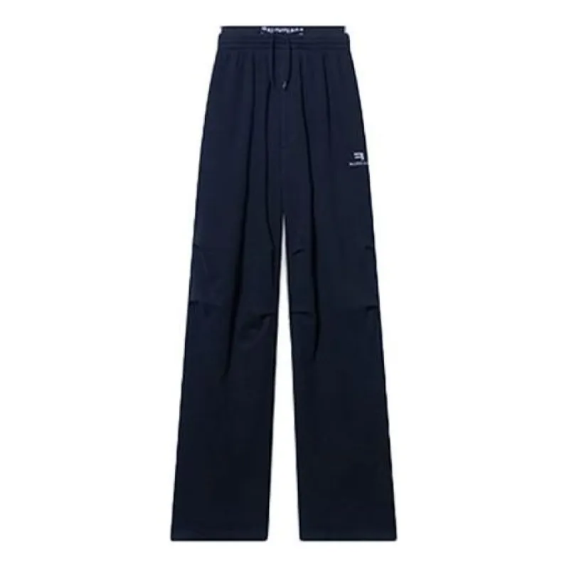 Balenciaga Sporty B Logo Band Wide-Leg Track Pants 'Black' 675346TLVA11070 sold by KicksCrew