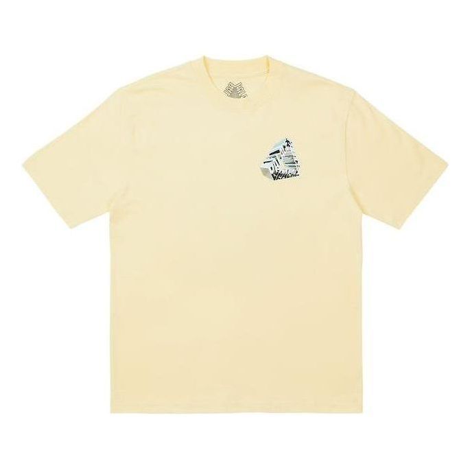 Palace Tri-Chrome T-Shirt 'Mellow Yellow' P24TS089 sold by KicksCrew