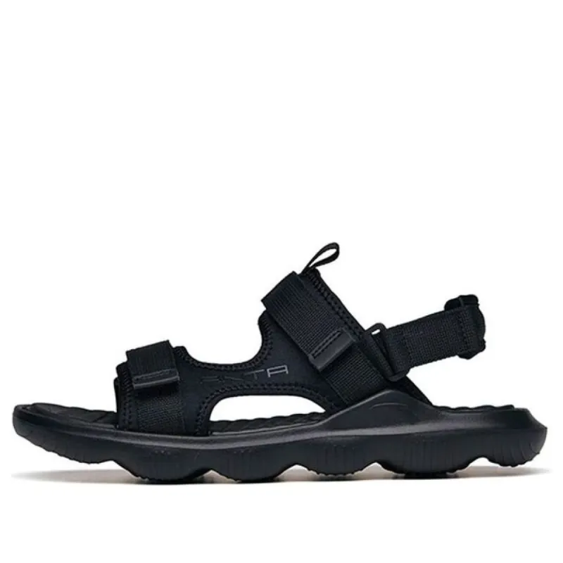 ANTA Life Series Sandals 'Black' 112238505-1 sold by KicksCrew