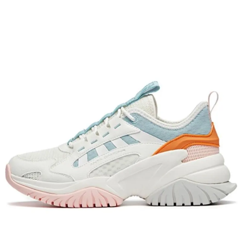 (WMNS) ANTA x Hua Mulan Training Series Sneakers 'White Blue Orange' 122027758-3 sold by KicksCrew