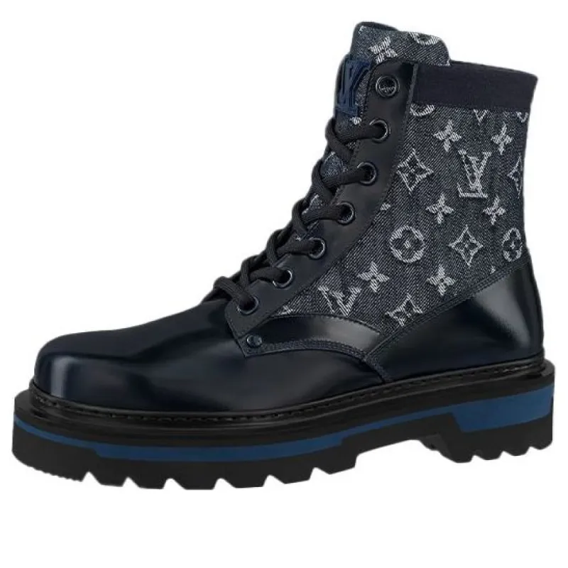 LOUIS VUITTON LV Ranger Ankle Boots 'Grey' 1A9HLI sold by KicksCrew