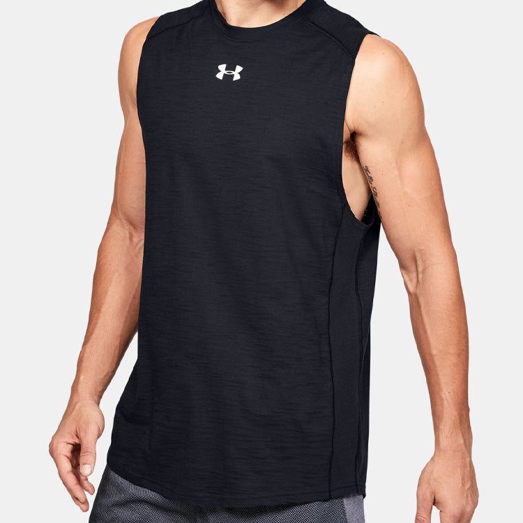 Under Armour Charged Cotton Training Tank 'Black' 1351556-001 sold by KicksCrew product image thumbnail 5