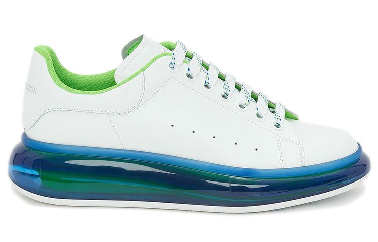 Alexander McQueen Oversized Sneaker 'Transparent Sole - White Blue' 662657WHYBY9467 sold by KicksCrew product image thumbnail 2