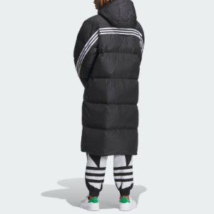 Adidas Long Down Jacket 'Black' IU4831 sold by KicksCrew