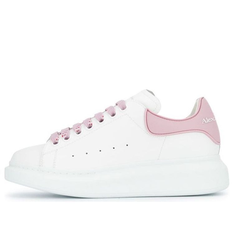 (WMNS) Alexander McQueen Oversized Sneaker 'White Pink' 621056WHXMT9377 sold by KicksCrew