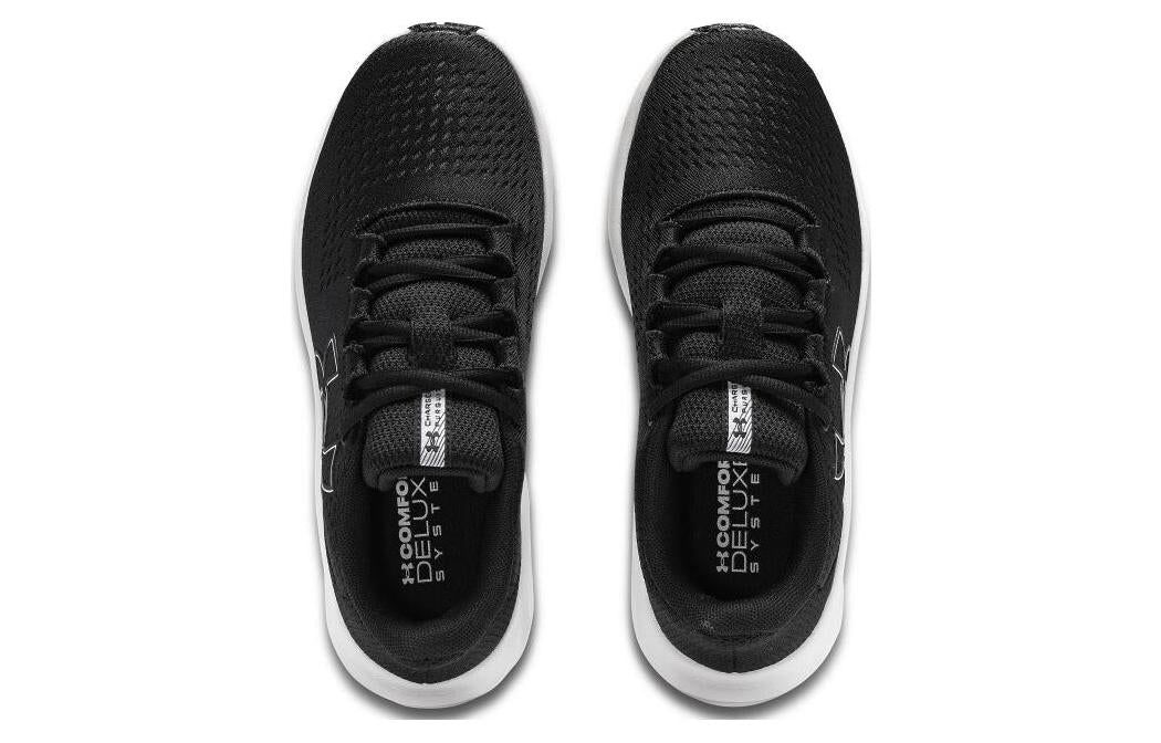 (WMNS) Under Armour Charged Pursuit 3 'Big Logo - Black White' 3026523-001 sold by KicksCrew product image thumbnail 3