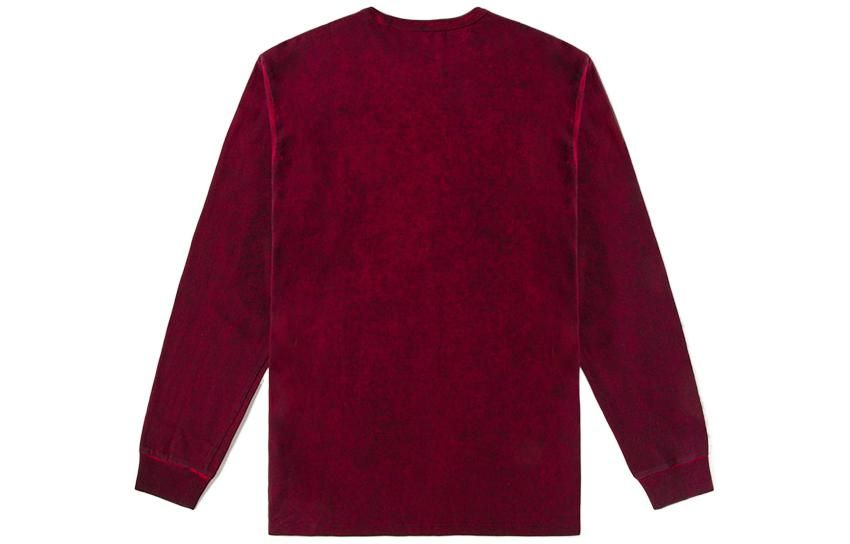 Vans Tie-dye Round Neck Long Sleeve T-shirt 'Beugundy' VN0A4S2GCAR sold by KicksCrew product image thumbnail 2