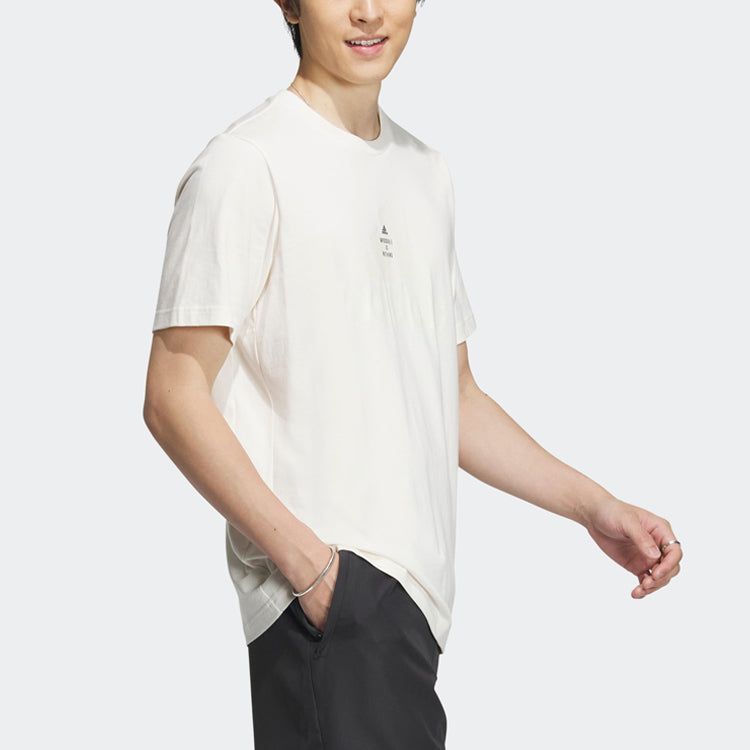 Adidas Tech Logo T-Shirts 'White' IA8094 sold by KicksCrew product image thumbnail 4