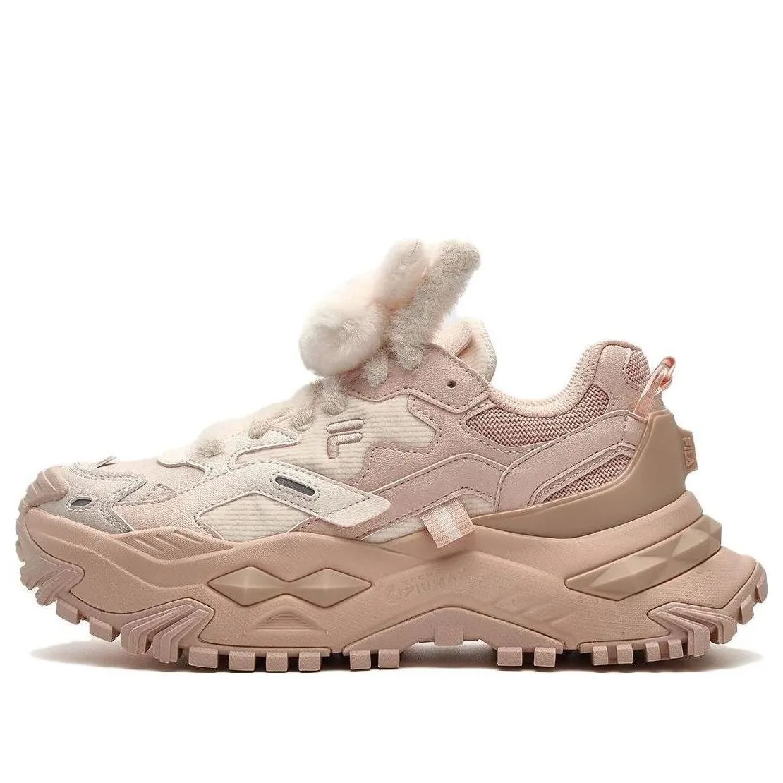 (WMNS) FILA FUSION BIANCO Sneakers 'Pink White' T12W341302FPP sold by KicksCrew