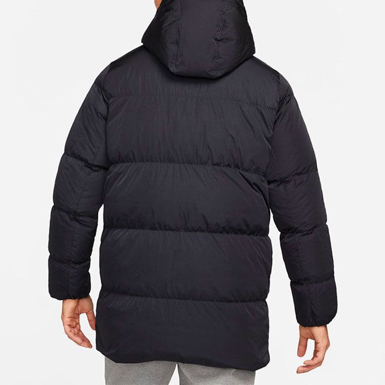 Air Jordan Solid Color Zipper Down Jacket 'Black' DZ4554-010 sold by KicksCrew product image thumbnail 2