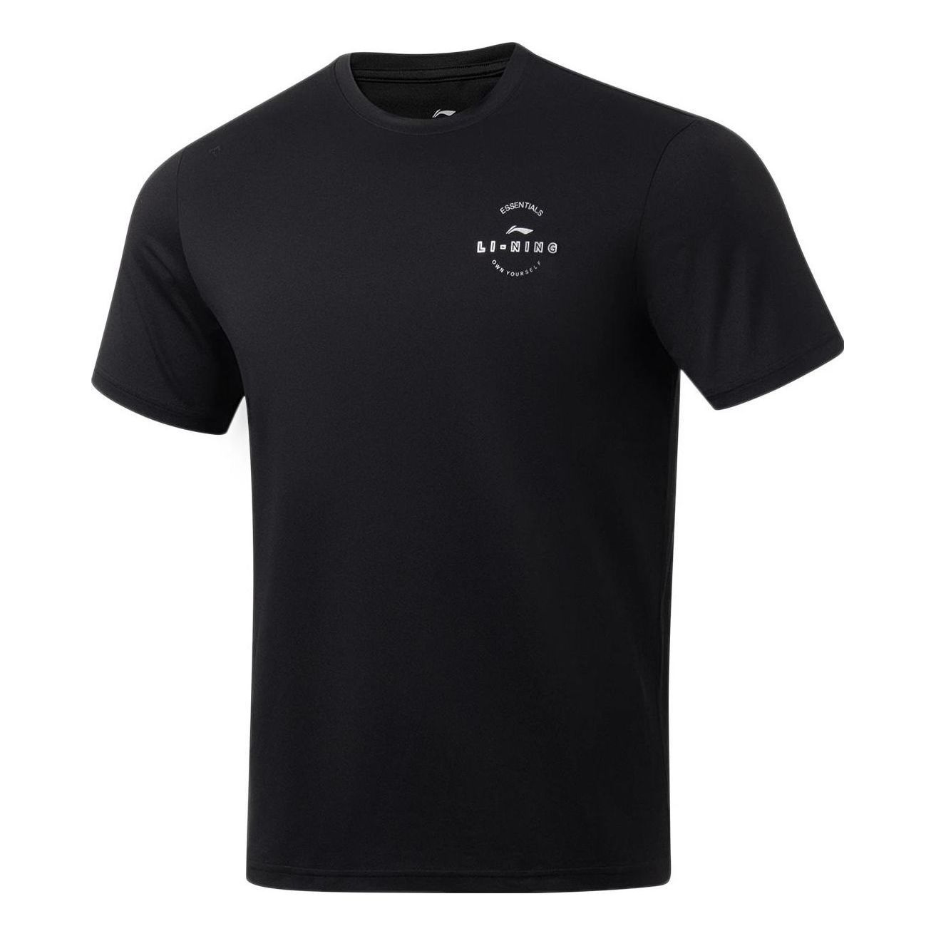 Li-Ning Training Fast-dry T-Shirt 'Black' ATST093-1 sold by KicksCrew