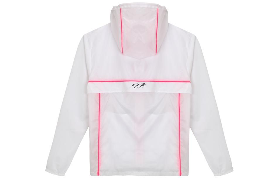 Under Armour Run Anywhere Hooded Jacket 'White Pink' 1374229-100 sold by KicksCrew product image thumbnail 2