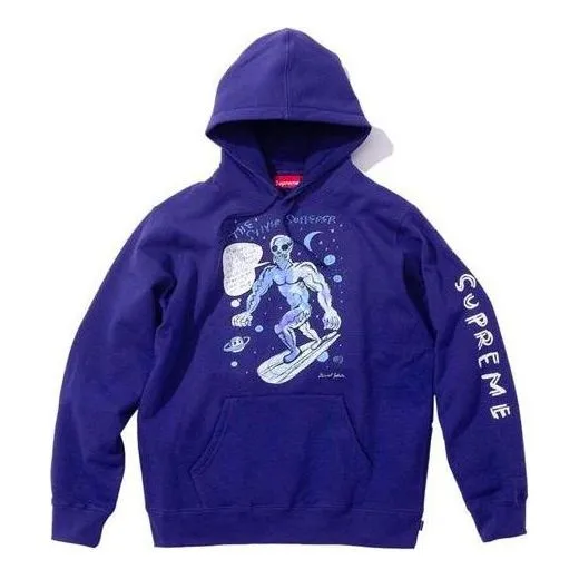 Supreme x Daniel Johnston Hooded Sweatshirt 'Purple White' SUP-SS20-633 sold by KicksCrew