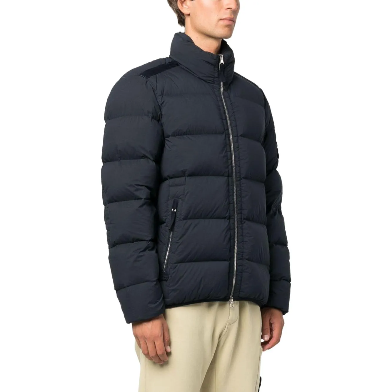 STONE ISLAND Street Style Plain Logo Down Jackets 'Navy Blue' 791544028-V0020 sold by KicksCrew product image thumbnail 3