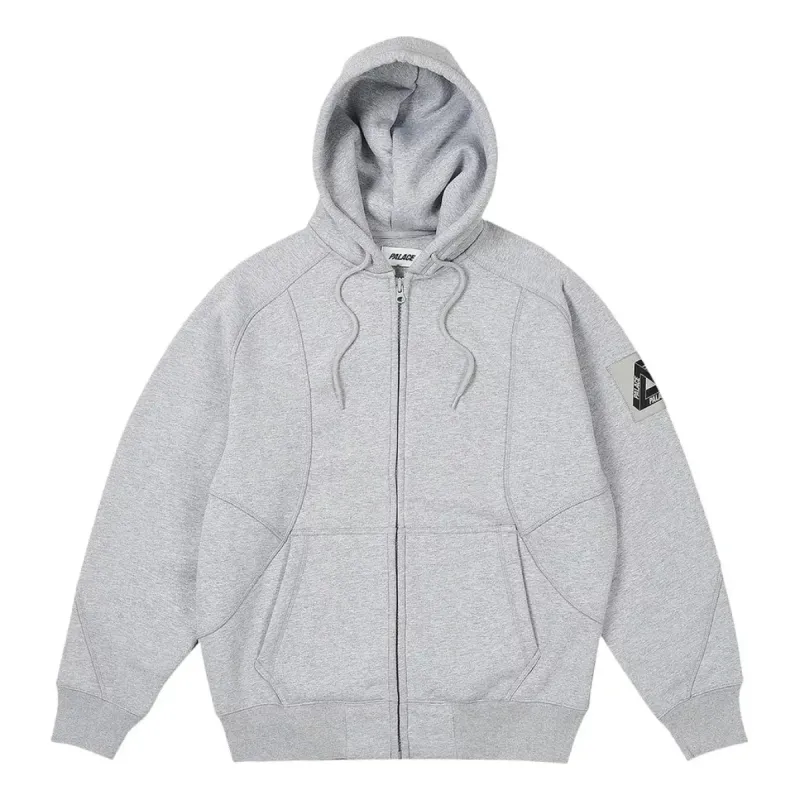 Palace Bonded Sherpa Zip Hoody Jacket 'Grey Marl' P26CS016 sold by KicksCrew