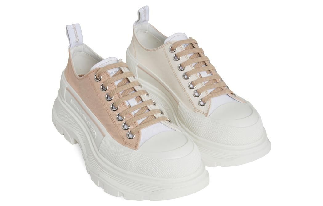 (WMNS) Alexander McQueen Tread Slick Lace Up Sneakers 'Pink White' 697072W4TGS5375 sold by KicksCrew product image thumbnail 4