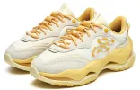 (WMNS) FILA FUSION Cheese Sneakers 'White Yellow' T12W241103FWG sold by KicksCrew