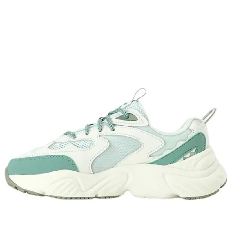 (WMNS) FILA FUSION Conch DX Sneakers 'White Green' T12W321107FWI sold by KicksCrew