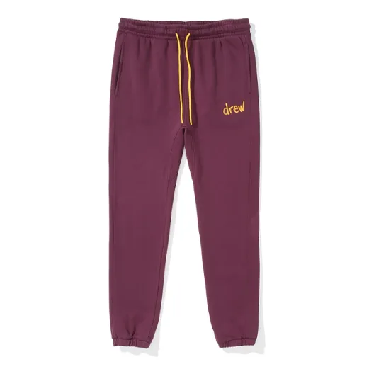 Drew House Scribble Sweatpants 'Berry' DR-FW21-085 sold by KicksCrew