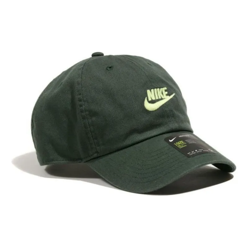Nike 'Heritage 86' Futura Washed Unisex Cap Green 913011-337 sold by KicksCrew