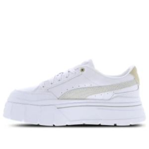 (WMNS) PUMA Mayze Stack 'White Sedate Grey' 384363-15 sold by KicksCrew