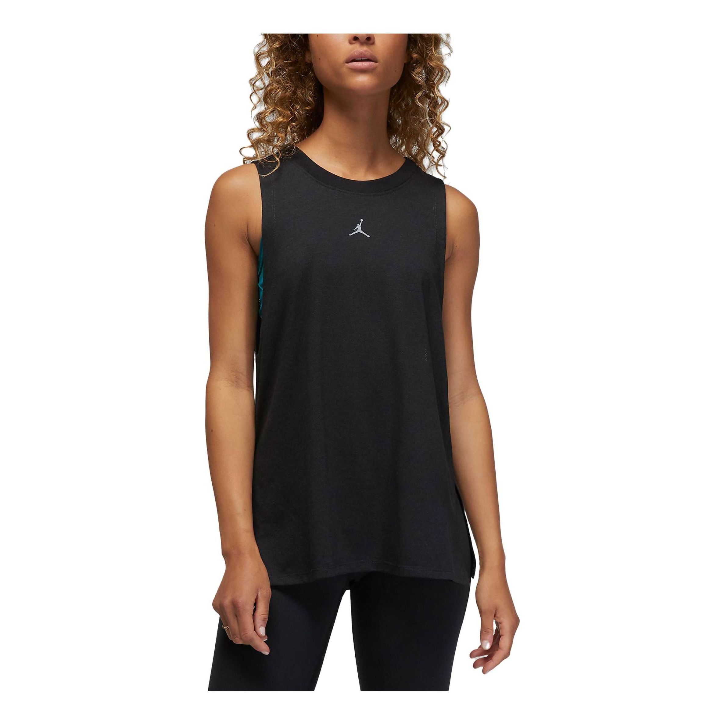 (WMNS) Air Jordan Sport Diamond Tank Top 'Black' FB4629-010 sold by KicksCrew