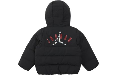 (PS) Air Jordan Air Puffer Jacket 'Black Red' FV2822-010 sold by KicksCrew