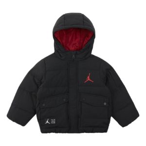 (PS) Air Jordan Air Puffer Jacket 'Black Red' FV2822-010 sold by KicksCrew