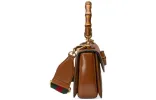 (WMNS) Gucci Bamboo 1947 Small Top Handle Bag 'Brown' 675797-10ODT-2579 sold by KicksCrew