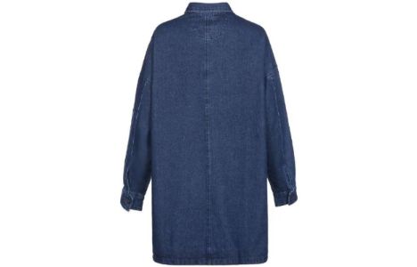 (WMNS) Converse Utility Woven Shirt 'Blue' 10024864-A01 sold by KicksCrew