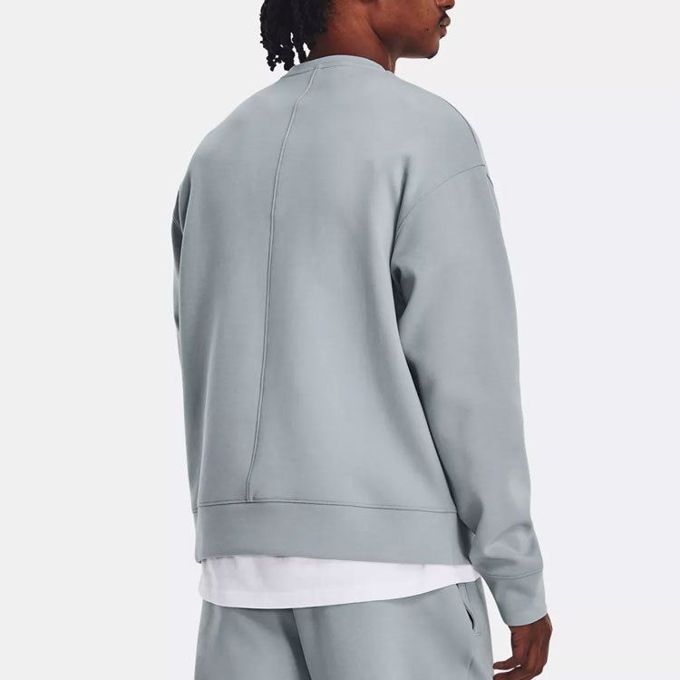 Under Armour Summit Fleece Knit Crew 'Grey Blue' 1377172-465 sold by KicksCrew product image thumbnail 5