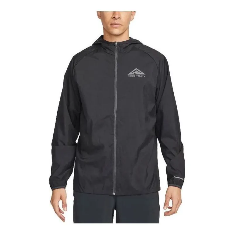 Nike Trail Aireez Lightweight Running Jacket 'Black' DX6883-010 sold by KicksCrew