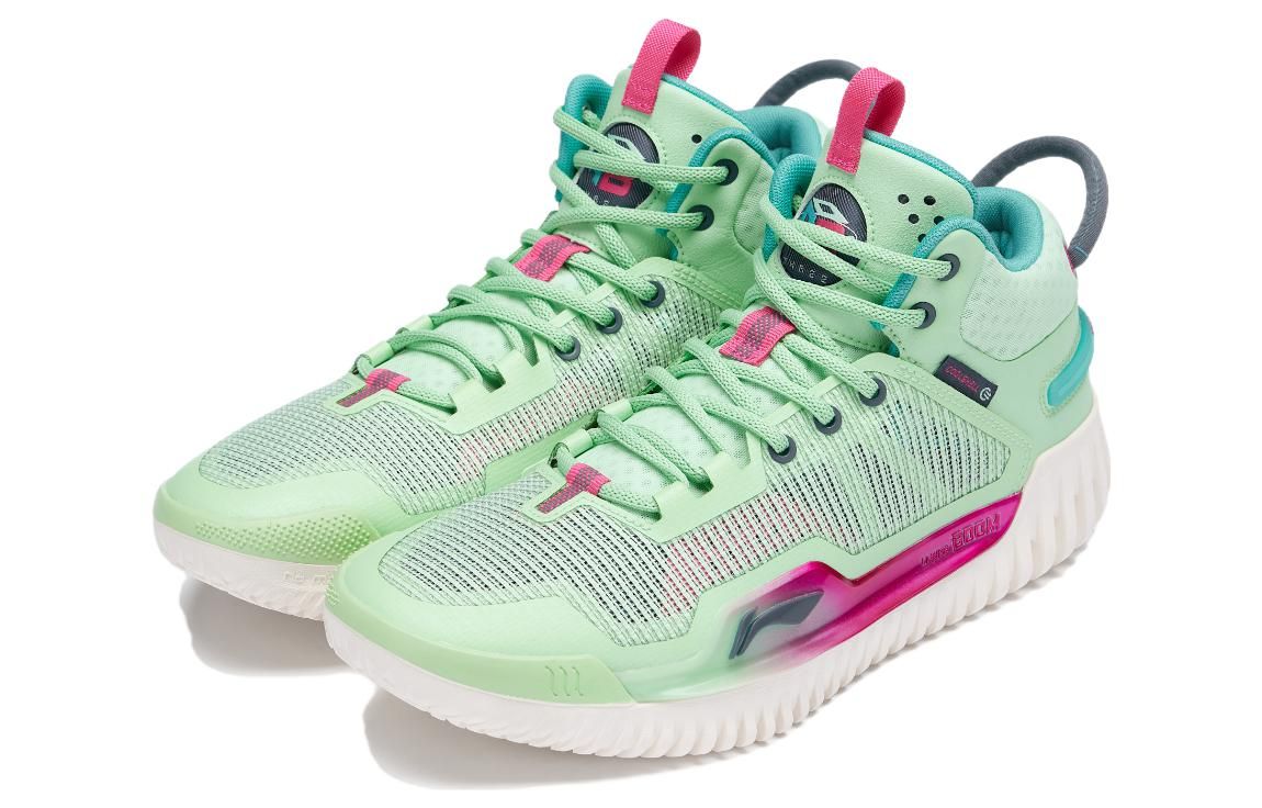 Li-Ning Badfive 3 Low 'Green Purple' ABFT005-4 sold by KicksCrew product image thumbnail 2