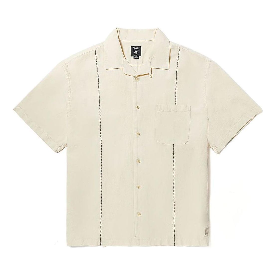 Vans Mikey February Buttondown Shirt 'Natural Cotton' VN000CB58DH sold by KicksCrew