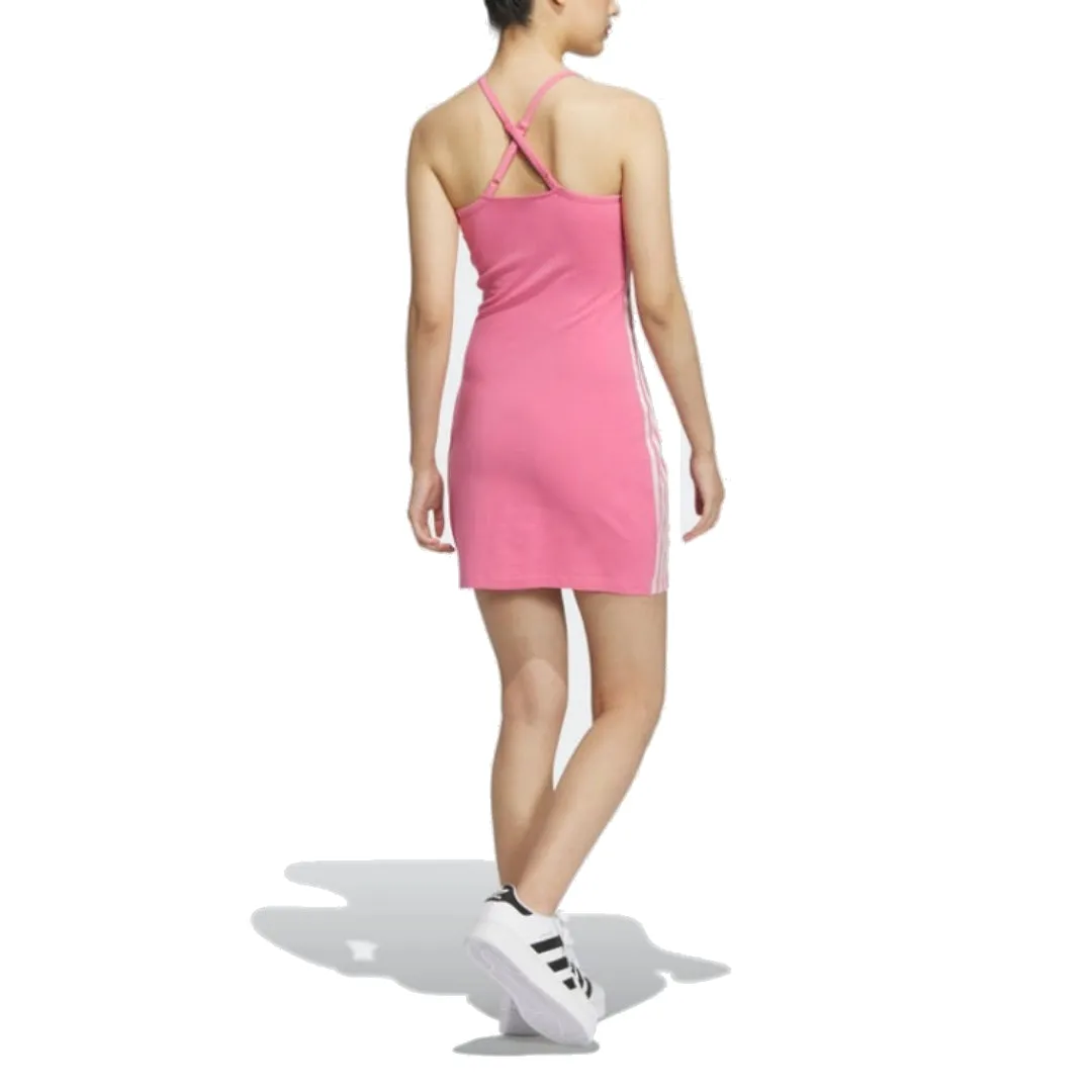 (WMNS) adidas originals Adicolor 3-Stripes Mini Dress 'Pink' JE6044 sold by KicksCrew product image thumbnail 2
