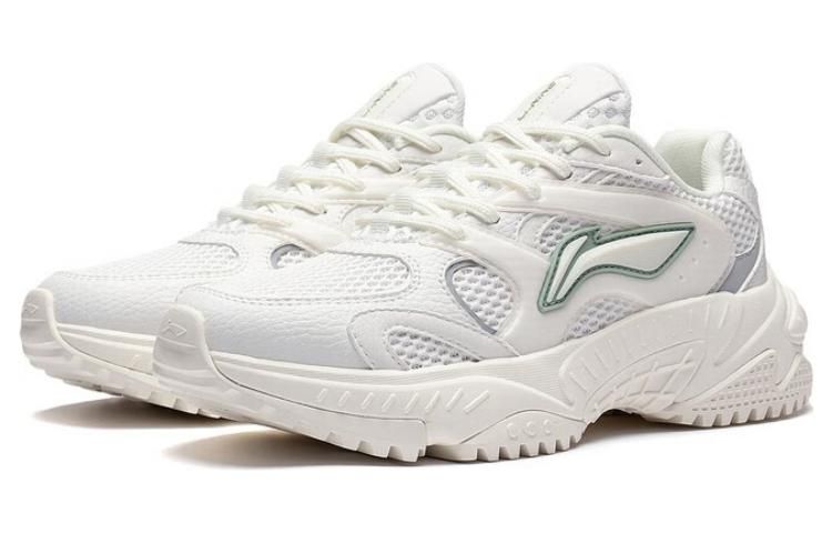 (WMNS) Li-Ning Star Wind Sneakers 'White Grey' AGCT150-3 sold by KicksCrew product image thumbnail 3