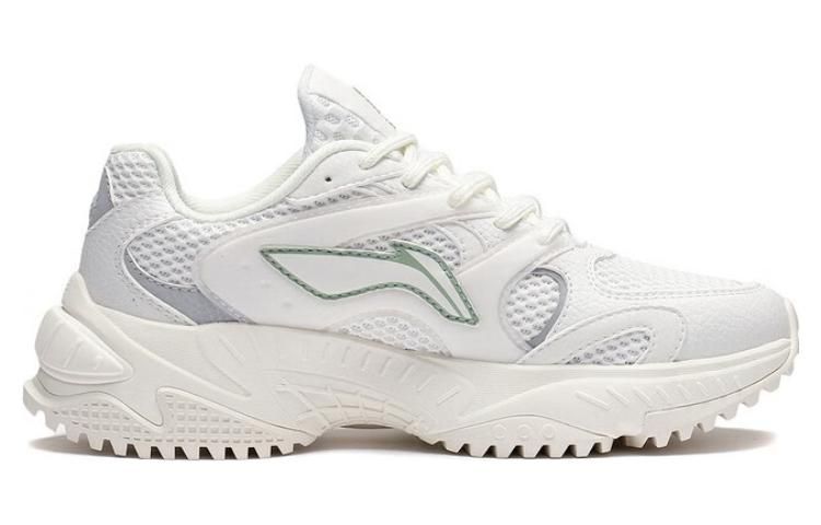 (WMNS) Li-Ning Star Wind Sneakers 'White Grey' AGCT150-3 sold by KicksCrew product image thumbnail 2