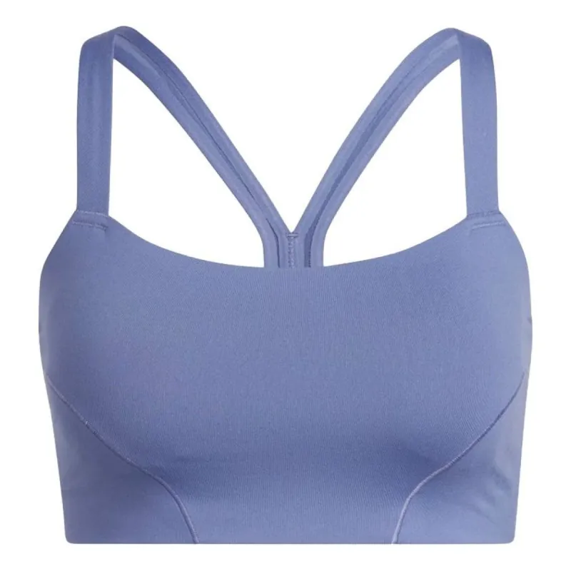 (WMNS) adidas Light-Support Yoga Bra Asia Sizing 'Purple' H56331 sold by KicksCrew