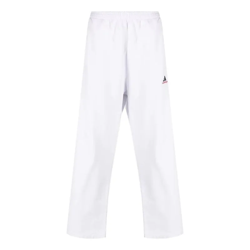 Balenciaga x adidas Baggy Sweatpants 'White Black Red' 723904TNVP99065 sold by KicksCrew
