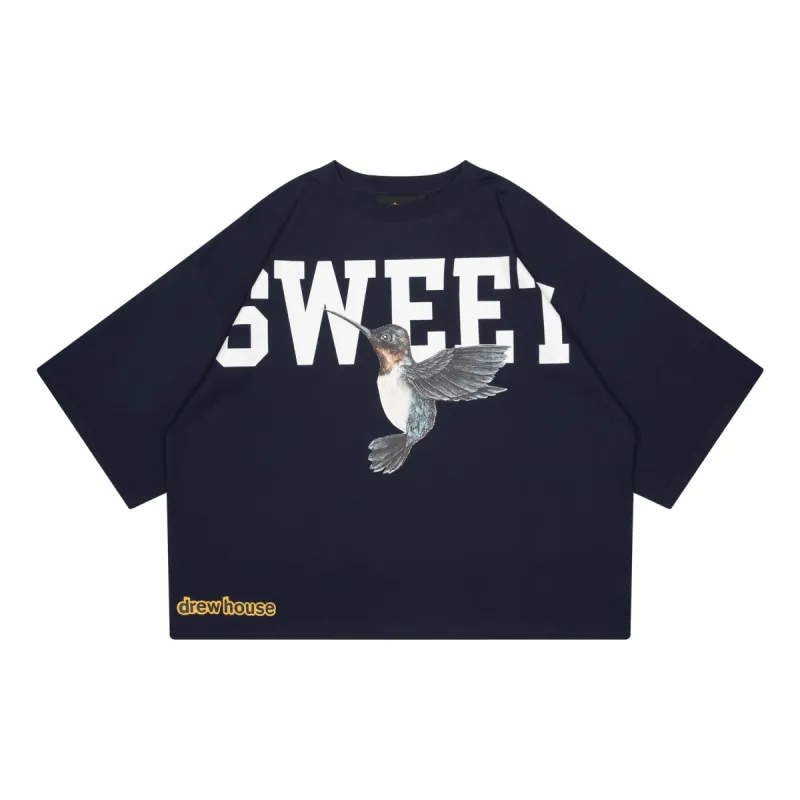 Drew House Sweet Boxy T-shirt 'Navy' DR-SS22-303 sold by KicksCrew