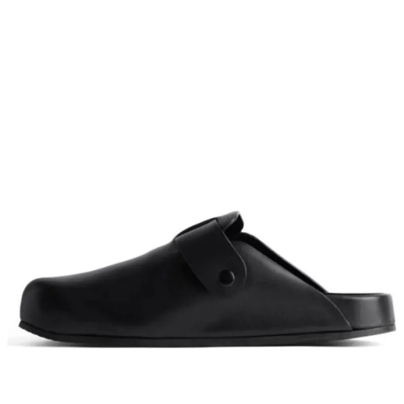 Balenciaga Sunday Mules 'Black Matte Calfskin' 761712WCEA11000 sold by KicksCrew