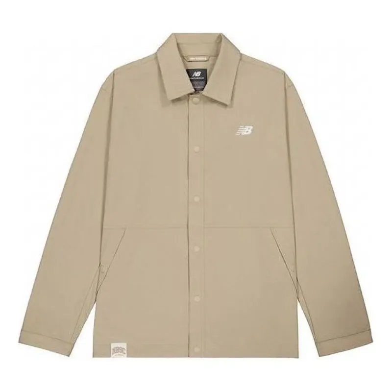 New Balance Athletic Sports Club Coach Jacket 'Dark Beige' NAE22101-DB sold by KicksCrew
