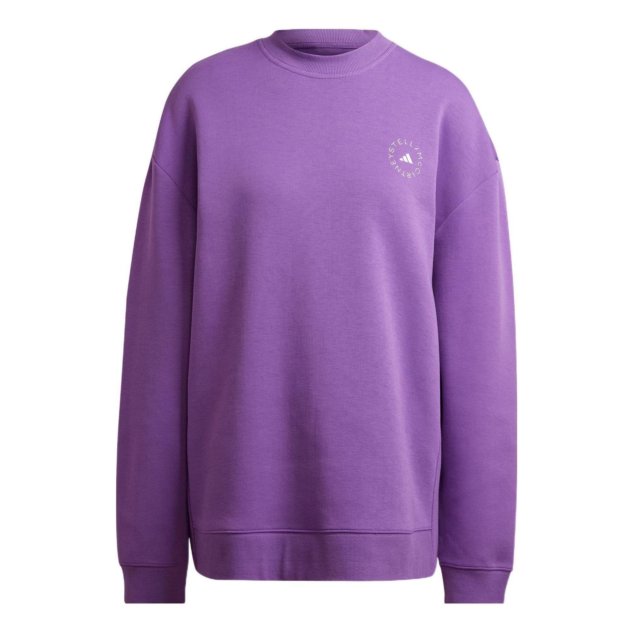 (WMNS) adidas By Stella McCartney Sportswear Sweatshirt 'Purple' HG2005 sold by KicksCrew