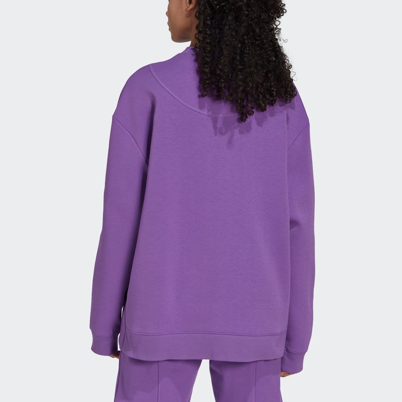 (WMNS) adidas By Stella McCartney Sportswear Sweatshirt 'Purple' HG2005 sold by KicksCrew product image thumbnail 4