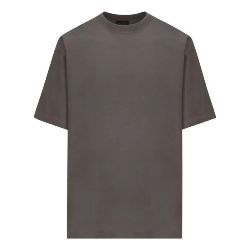 Balenciaga Care Label T-shirt Medium Fit 'Grey Black' 724514TNVL91219 sold by KicksCrew