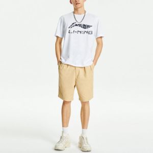 Li-Ning Digital Graphic T-shirt 'White' AHSR669-2 sold by KicksCrew
