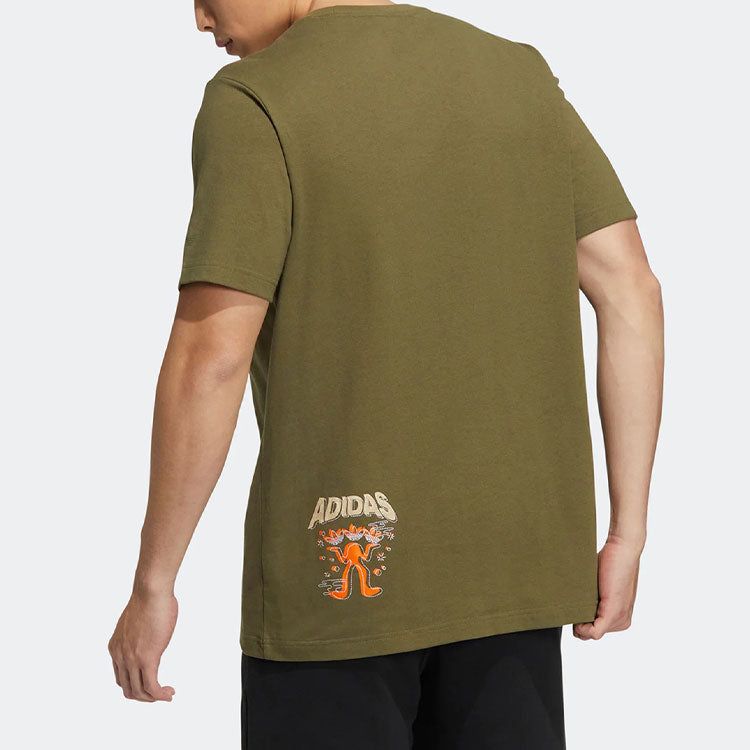 adidas OD Trippy T-Shirt 'Olive' H47115 sold by KicksCrew product image thumbnail 3